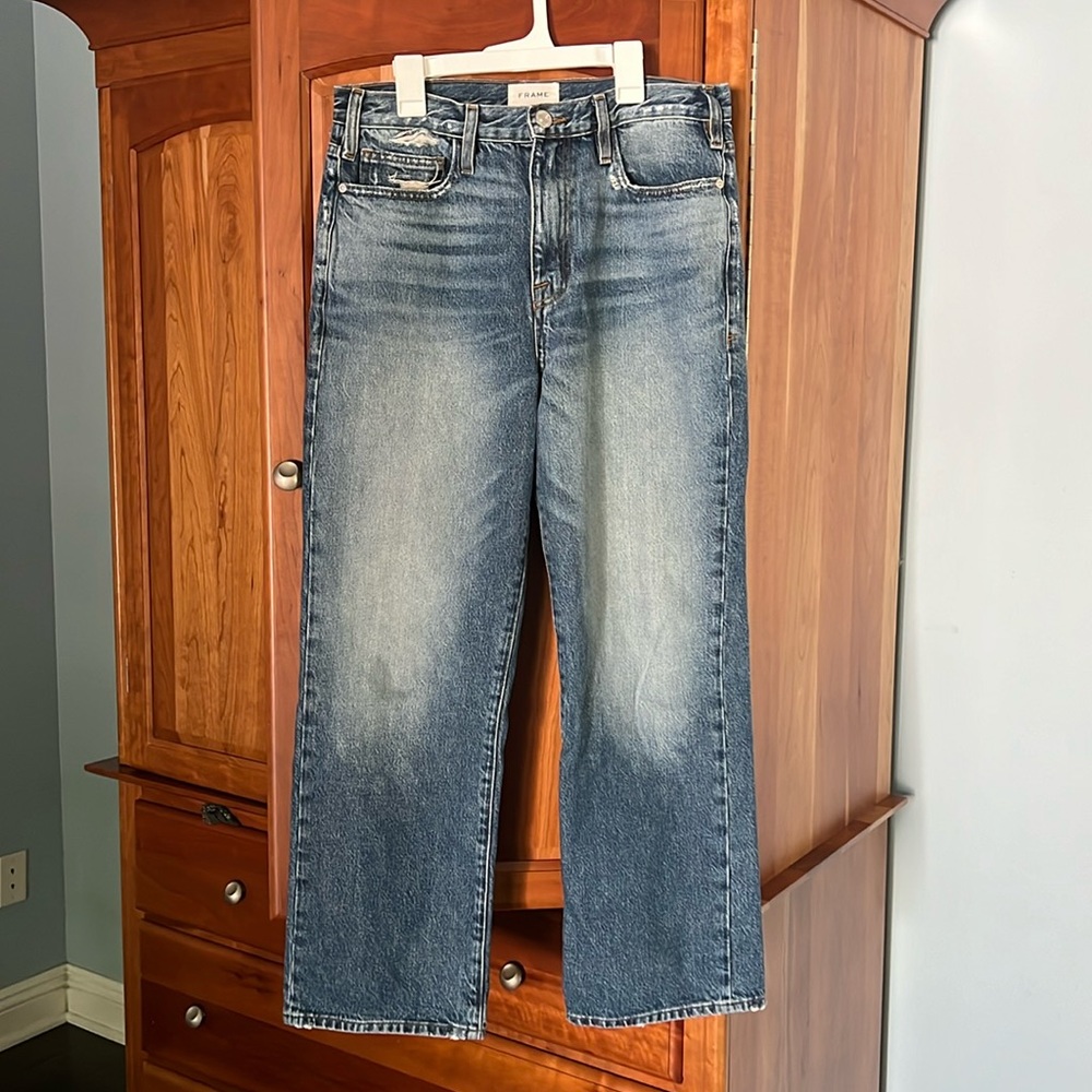Frame Le Jane cropped denim jeans
